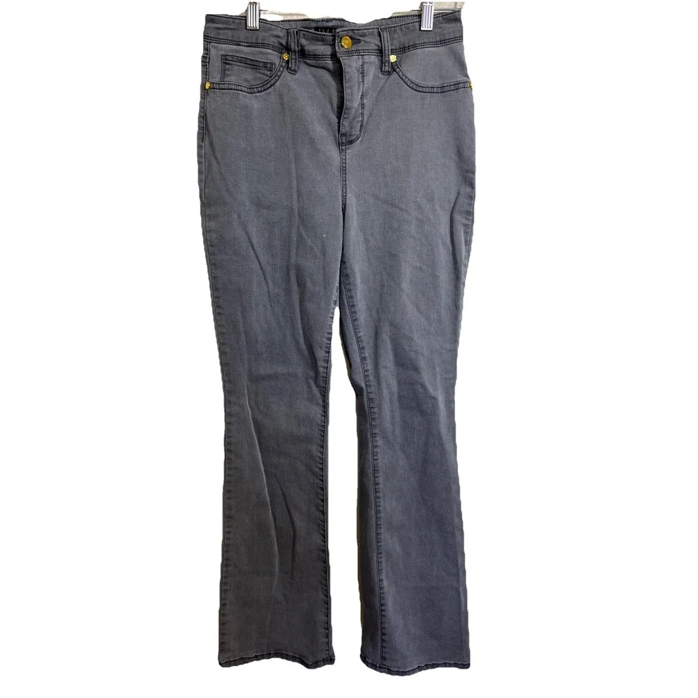 Iman Woman's Size 12‎ Long Gray Bootcut  Jeans